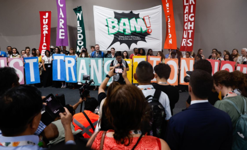 Repórter Brasil - Protestos em Belém desafiam ‘tom otimista’ de autoridades na COP30