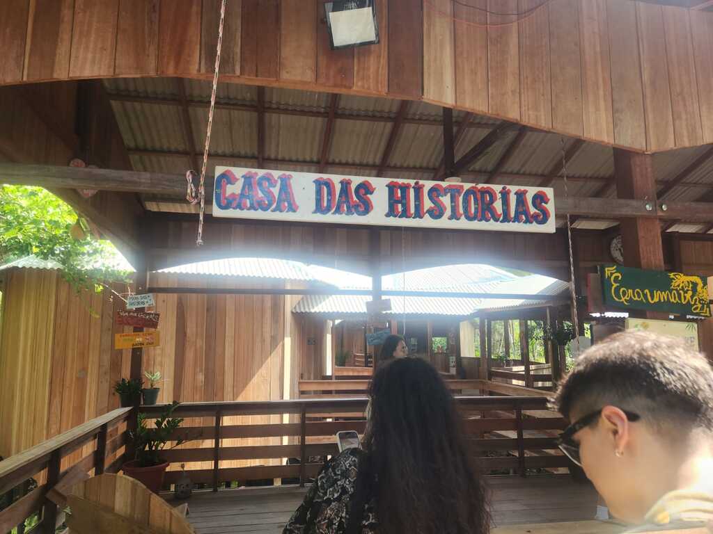 Imagem da entrada a Casa as Histórias