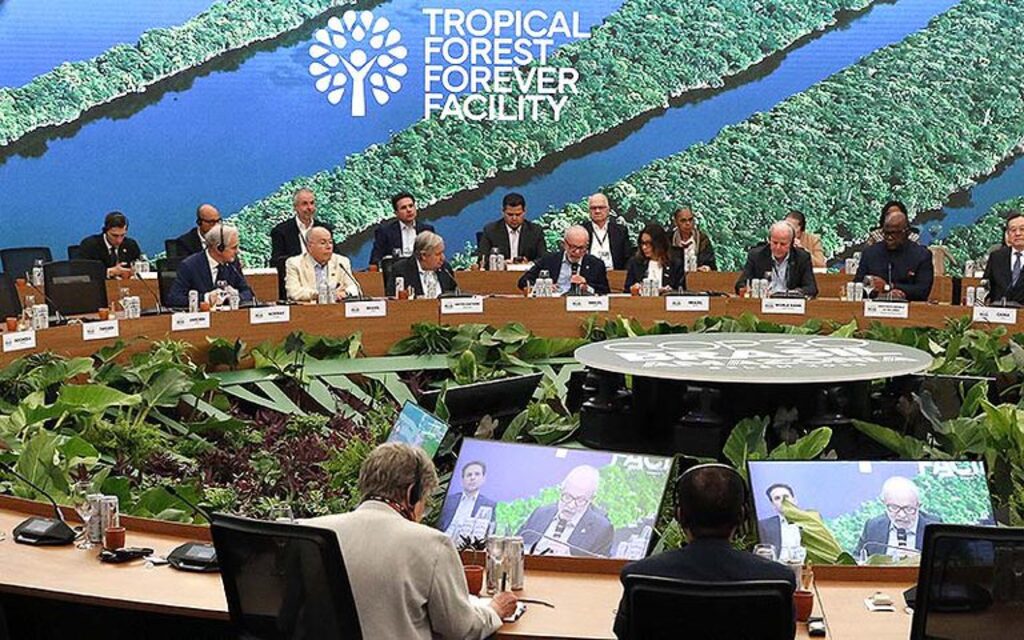 Mesa de noviciações da COP 30 com a presença do presidente Lula