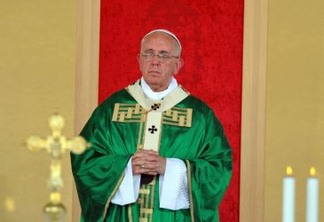 Papa Francisco celebra a Missa em Turim 21 de junho de 2015 em Turim, Itália. Foto: Shutterstock