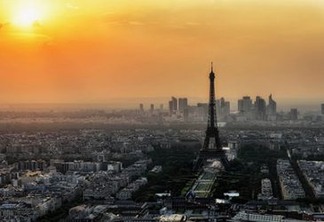 A capital francesa vista de cima. Foto: Joe deSousa/Flickr/cc