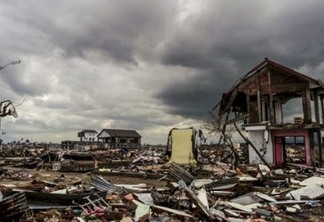 Cidade na Indonésia devastada após o tsunami de 2004. Foto: PMA / Rein Skullerud