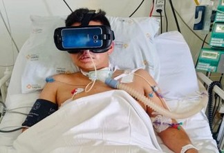 Óculos de realidade virtual tornam-se aliados na reabilitação de pacientes em hospital SUS