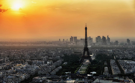 A capital francesa vista de cima. Ataques recentes despertam receio sobre a COP21. Foto: Joe deSousa/Flickr/cc