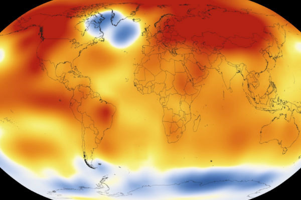 O recorde de 2015 acompanha a tendência de aquecimento observada nos últimos anos, diz a Nasa