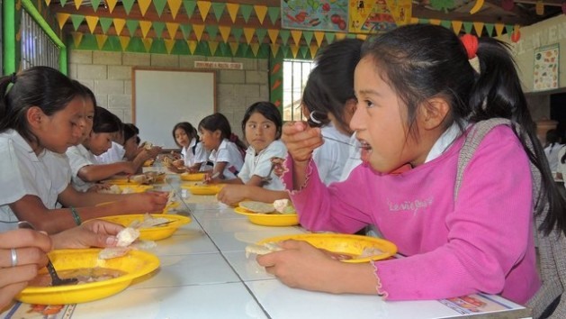  Alunos de um centro educacional emHonduras. Foto: Vanessa Baldassare/FAO