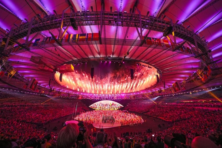 05/08/2016- Rio de Janeiro- RJ, Brasil- Cerimônia de abertura das Olimpíadas Rio 2016, no estádio do Maracanã. Foto: Ricardo Stuckert/ CBF