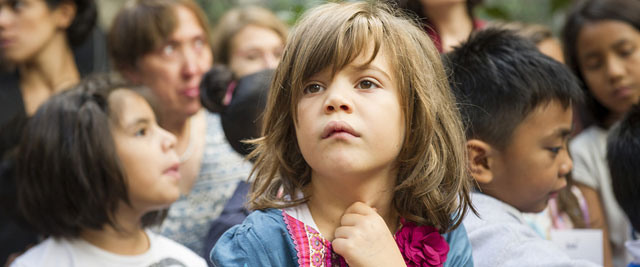 Menina em um centro de recepção de refugiados em Roma, na Itália. Foto: Rick Bajornas/ONU