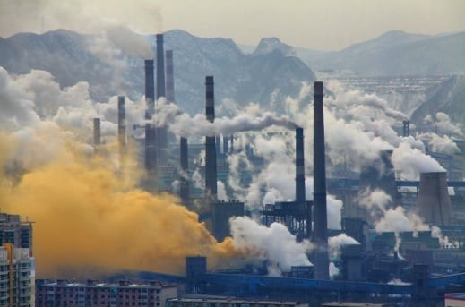  Siderúrgicas em Benxi, China: velha economia está ficando para trás. Foto: Andreas Habich