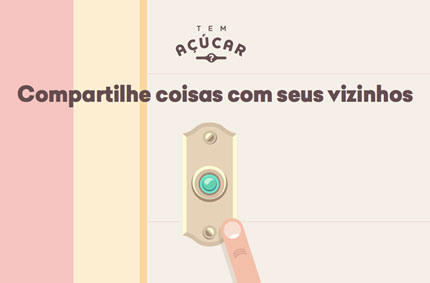 No site Tem Açúcar, é possível emprestar objetos de vizinhos. Foto: divulgação