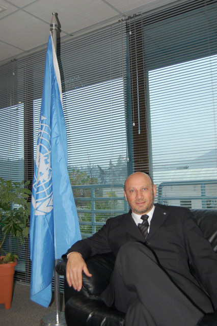Raúl Benítez, representante regional da FAO, em seu escritório na sede dessa agência da ONU em Santiago do Chile. Foto: Marianela Jarroud/IPS