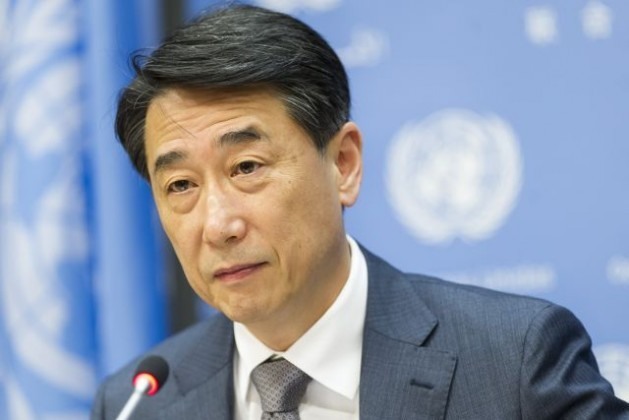 O representante permanente da Coreia do Sul, Oh Joon, é o novo presidente do Conselho Econômico e Social da ONU. Foto: Mark Garten/ONU