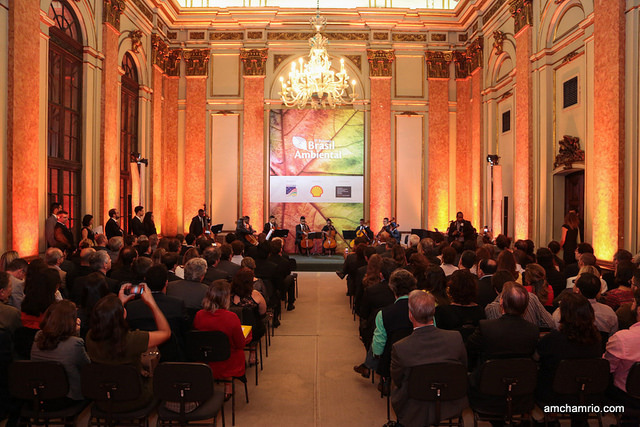 Cerimônia de Premiação do 11º Prêmio Brasil Ambiental. Foto: Amcham