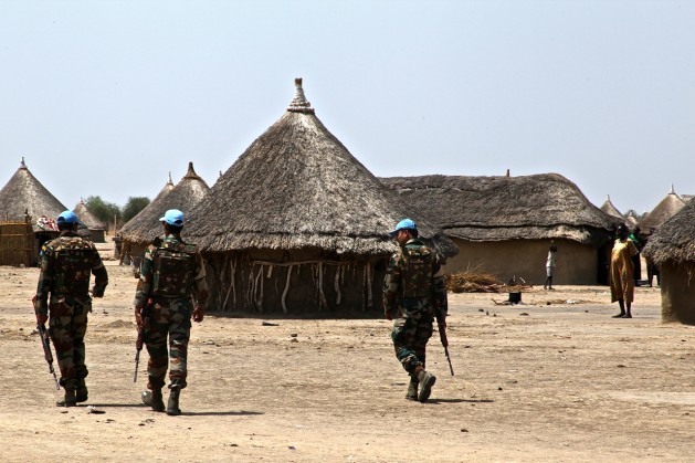 Soldados da Missão de Assistência das Nações Unidas na República do Sudão do Sul (Unmiss). Foto: Jared Ferrie/IPS