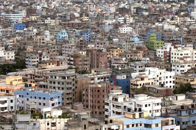  Vista da cidade de Daca, em Bangladesh. Ásia Pacífico vive um rápido processo de urbanização. Foto: Kibae Park/ONU