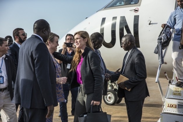 Uma delegação do Conselho de Segurança da ONU visitou o Sudão do Sul no começo deste mês. Foto: Isaac Billy/ONU