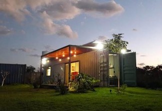 Casa sustentável feita em contêiner tem 30 m² e surge como tendência