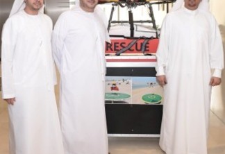 Município de Dubai lança drone de salvamento voador para resgate na praia