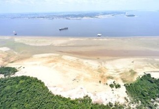 Seca no Rio Amazonas, proximidades de Manaus (AM) | Cadu Gomes / VPR