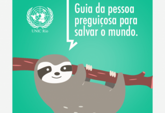 UNIC Rio lança ‘Guia do Preguiçoso para Salvar o Mundo’ 