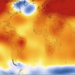 Medidas mais drásticas para reduzir a emissão de gases-estufa serão necessárias para evitar que o planeta esquente mais de dois graus Celsius até o fim do século, aponta IPCC  – Mapa: Nasa/NOAA